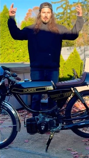 First Start!!! Custom 1980 Puch Magnum ll Moped 🔥