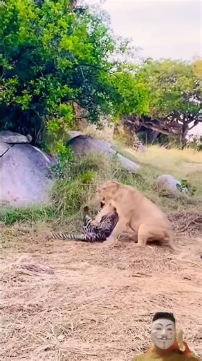 Lion vs Leopard | Jungle Battle You Can’t Miss! 🐾#LeopardVsLion #Wildlife #AnimalFight #NatureBattle