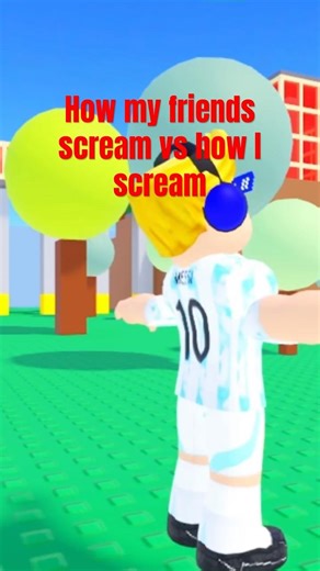 My scream is much louder than that💀🙏 #roblox #viral #memes #funny