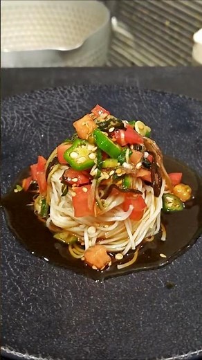 Tomato somen is incredibly delicious! A recipe packed with vegetables! #somen