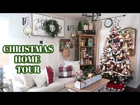 STUNNING CHRISTMAS HOME TOUR | MY MOM’S CHRISTMAS DECOR HOME TOUR!