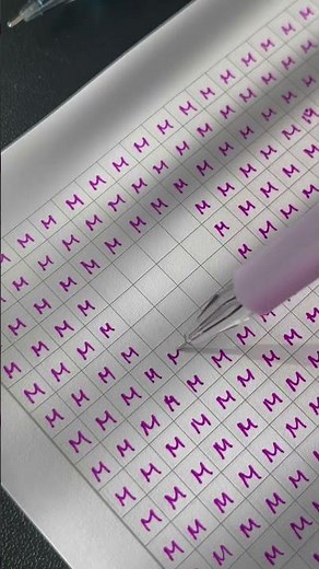 Magic Starts with M ✨ #handwriting #satisfying #shorts #drawing #tiktok #youtube #M #letterart