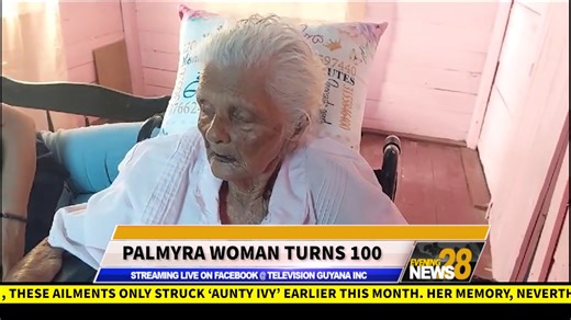 290K views · 10K reactions | A resident of Lot 56 Palmyra Village, East Berbice, Region Six (East Berbice-Corentyne) celebrated her 100th birthday yesterday. Evelyn Ramrup, called ‘Aunty Ivy’, was born on November 23, 1923 at Port Mourant, and is still alive today. She observed the milestone with two of her four children who are still alive. Andrew Carmichael has that story… | Television Guyana Inc. | Facebook
