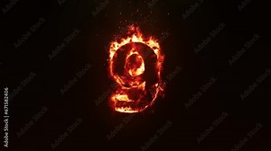Burning Number 9. Fire Number