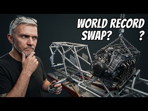 Turbo Suzuki engine swap into Ducati shaped chassis