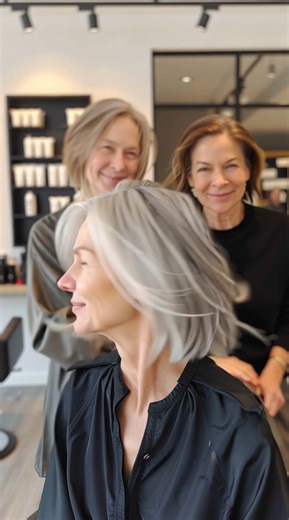 Your Next Power Cut! ✂️ Timeless & Trendy Haircuts for Women Over 60 That Are Chic AND Low-Maintenance. Thinking about a style refresh? A great haircut is a statement of confidence, proving that your best style era is now! Forget the outdated rules—today’s top cuts are all about high volume and minimal effort. We're sharing the best options that keep you looking polished without the fuss: 1. The Undercut Bob: The perfect trick to make a classic style feel modern and light. It gives structure wit