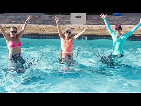 Get Fit With Aqua Body Cycle Pool Bike Workout