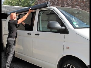 Installing a Thule Awning on a Volkswagen Transporter T5/6 - DIY VW Camper Van