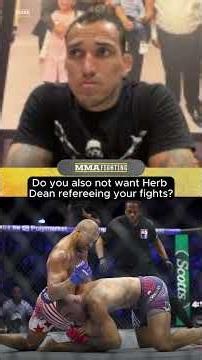Charles Oliveira REACTS to Alex Pereira vs. Herb Dean feud | MMA Fighting