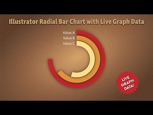 Make a Radial Bar Graph in Adobe Illustrator keeping data live