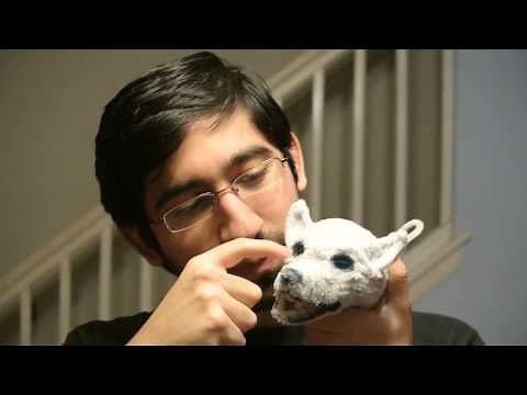 Pipecleaner Art Ep 49 - Wolf (progress)