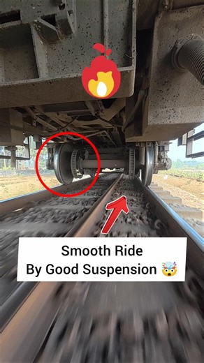 Is this smooth or not? 🤔 #Train #Railway #LHB #railroad #railtrack #reels #smoth #flat #Speed