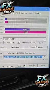 RYZEN 7 5700X PBO VS CPU Z