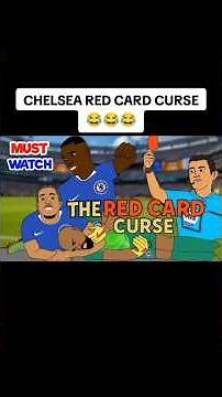 Chelsea Red Card Curse 😂 #chelsea #liverpool #442oons #gnext #funny #viral #animation #epl