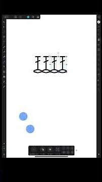 iPadとAffinity designerという買い切りのアプリを使って、簡単な編み図をつくってみました。