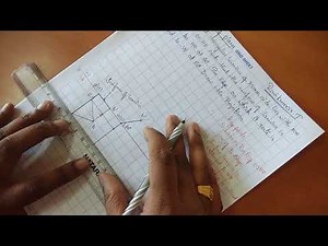 Triangular lamina 1st problem- Projection of Plane