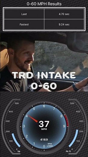 Tacoma FASTER With TRD Cold Air Intake?! 🏁