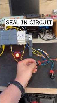 How a Seal In Circuit works for automation and controls! #engineering #automation #programming #plc