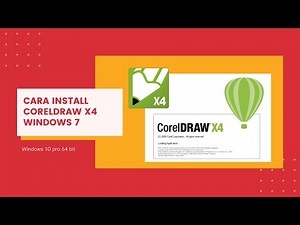 Tutorial How to Install and Activation CORELDRAW X4 Windows 7
