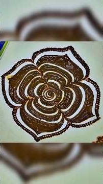 Learn Quick and Easy Dubai Flower In Mehandi |Flower Henna |Dubai Flower Mehandi #shorts #viralvideo