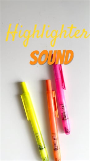 Highlighter sound 📢 #asmr #shorts #sounds