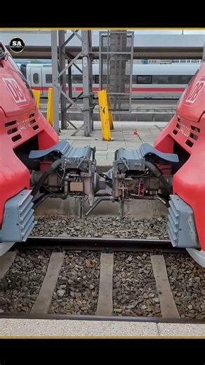 Japan and india railway train coupling method