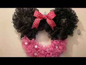 Dollar Tree DIY Mouse Wresth