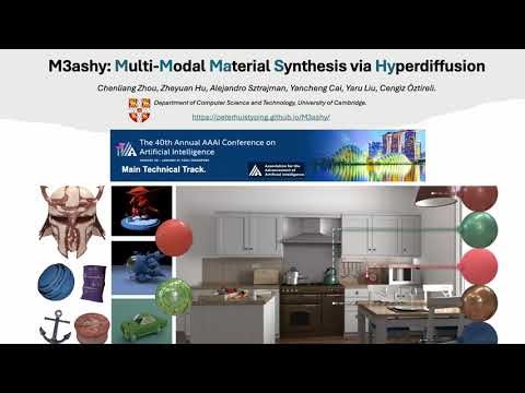[AAAI'26] M3ashy: Multi-Modal Material Synthesis via Hyperdiffusion