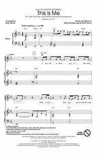 This Is Me (from The Greatest Showman) (arr. Mac Huff) Sheet Music | Pasek & Paul | 2-Part Choir