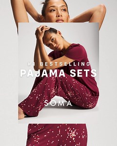Holiday mornings, but make them chic. Cool-to-the-touch pajama sets that look as good as they feel. | Soma Intimates