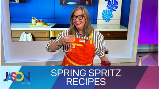 9.3K views · 126 reactions | It's the perfect cocktail for Spring & Summer. Spritz drinks are having a moment. Stephanie Hansen from StephaniesDish shares her recipe for simple rhubarb syrup. Then, how to use the syrup to make a delicious spritz. She also shares a few other spritz recipes. Get the recipes here - https://www.stephaniesdish.com/recipe/elderflower-spritz/ | The Jason Show | Facebook
