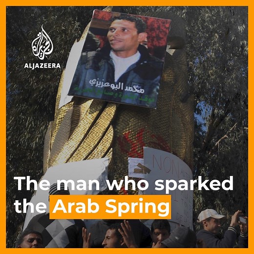 16K views · 395 reactions | On this day 10 years ago, Tunisian street vendor Mohamed Bouazizi set himself on fire and triggered the Arab Spring. A decade on, here's a look at how economic hardships remain in the country. | Al Jazeera English | Facebook