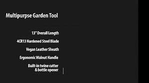 1.2K views |  Dig, cut, and plant with ease! The Hori Hori Garden Knife from Lehman’s is your all-in-one tool with a sharp blade, serrated edge, depth markings, and even a bottle opener! Comes with a sheath for safe storage—perfect for any gardener. ✨ Shop here:https://buff.ly/JfLsloQ #GardenTools #HoriHoriKnife #DigDeeper #Lehmans | Lehman's | Facebook