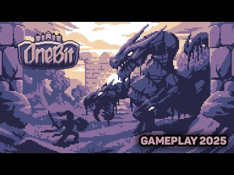 OneBit Adventure - Gameplay Video 2025 (PC) - Dungeon Crawler/Roguelike/Indie - First 47 Minutes