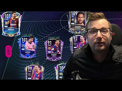 Using Every Messi Card in FIFA Mobile 21! The Evolution of Messi From Base to National Hero!