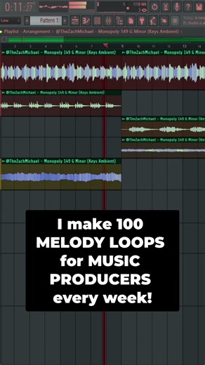 100 FREE TO DOWNLOAD Melodies for Music Producers EVERY WEEK
