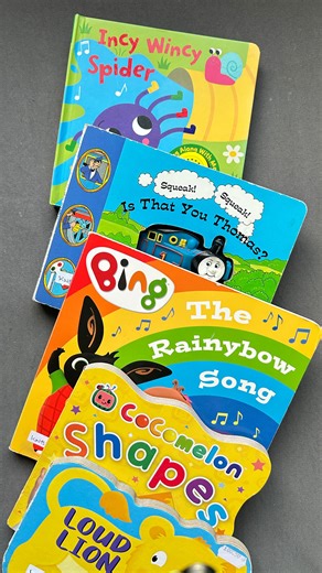 Kiddiwinks Kids Preloved Books on Instagram: "Visit website www.kiddiwinks.in Search Keywords—> Sound Book Category—>Early Learning Book Incy Wincy Spider_Sound Book 249 Board Book KWB71792 Is That You Thomas 249 Board Book KWB71788 The Rainbow Song_Bing_Sound Book 249 Board Book KWB71790 Cocomelon_Shapes_Shape Book 199 Board Book KWB71841 Loud Lion_Shape Book 149 Board Book KWB71844 #Prelovedbooks #kidsbooks #importedkidsbooks"