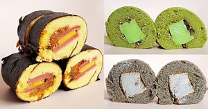 Now Bakery, City Hall: Modern bakery with Sushi Cake Rolls, Green Tea and Black Sesame Pudding Cake Rolls