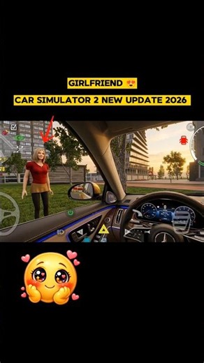 Girlfriend 😍 | car simulator 2 new update 2026 | #carsimulator2 #shorts