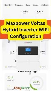 Maxpower Voltas Hybrid System WiFi Configuration | PV Pro App Complete Guide #inverter #maxpower