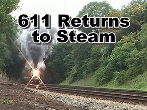 Highball Productions releases their new 611 DVD today. Highball price is $24.95 plus shipping... we have it for $19.95 and free shipping! They've given us permission to post some of the video here over the next few days.... this is the open, 611 pulling an excursion up the Blue Ridge Grade. | Railfan Depot