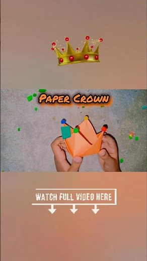 How to make easy origami crown | Easy paper crown |Paper crown #origami #diy #papercraft #papercrown