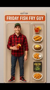 “Friday Fish Fry Guy” includes, Old Fashioned, plate of Walleye, loaded baked potato, 2 plates of cheese curds with ranch, and the WI Fish Fry Guide. 🐟 🥃#wisconsin #fishfry #oldfashionedcocktail #walleye | Meanwhile in Wisconsin