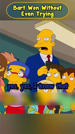 Bart Won Without Even Trying #simpsons #shorts