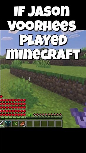 Jason voorhees minecraft #minecraft #fridaythe13th #jasonvoorhees #skit
