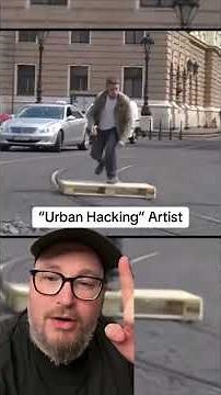 Urban Hacking art install “pallet” by Tomáš Moravec