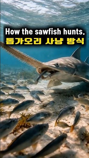 Why It Has a Saw on Its Face: How the Sawfish Hunts