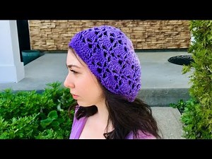 Part 2 - Cloister Shell Slouchy Hat - Crochet Tutorial!