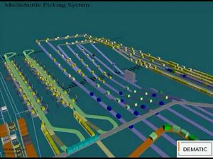 Dematic Multishuttle Simulation