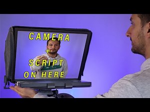 Ultimate Teleprompter Setup Idea for Alone Youtubers - 2 in 1 Teleprompter Setup